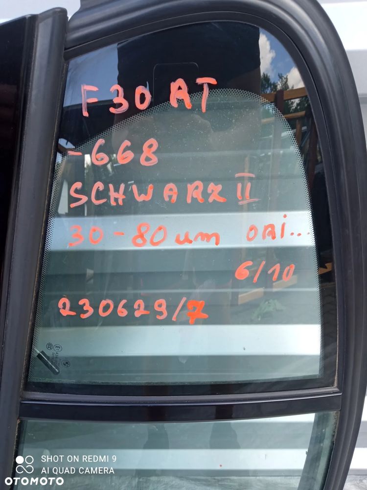 BMW F30  DRZWI  PRAWE  TYŁ 668 SCHWARZ 2 - 2