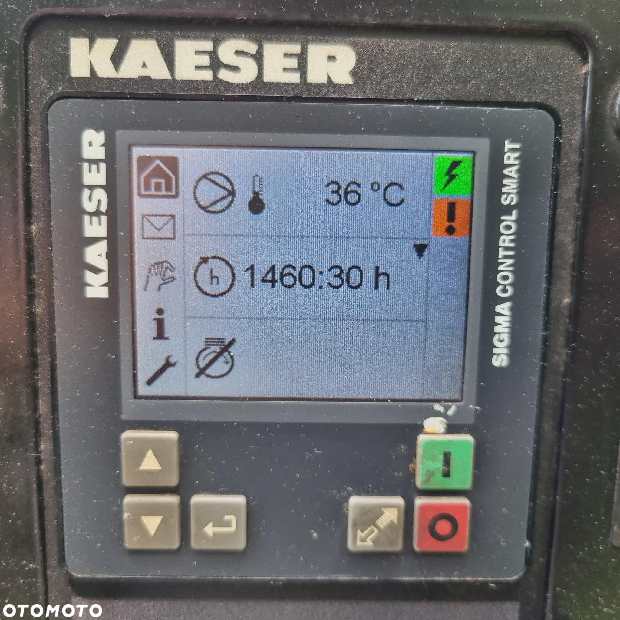 Inny Kompresor KAESER M82 jak Nowy z salonu 2019r z Norwegii 8,5m3 Kubota V3307 - 5