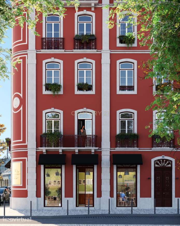 Sofisticado T2 com varanda e amplas áreas interiores ideais para vive - Grande imagem: 2/11