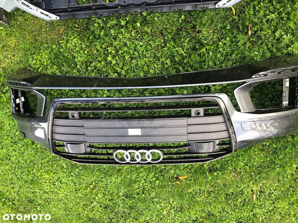 AUDI A6 C8 4K0 S LINE ZDERZAK PRZÓD PRZEDNI GRILL - 7