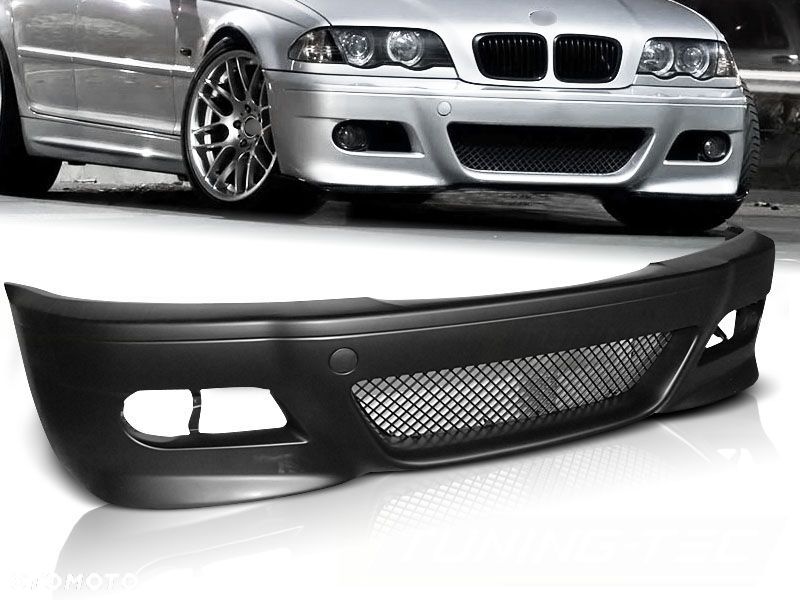 Zderzak Przod Kratki Halogeny kp Tuning Sport M3 look Bmw 3 e46 sedan kombi - 2