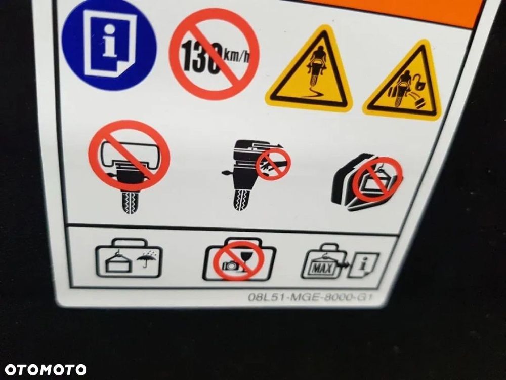 Kufer centralny z oparciem Honda CB VFR - 13