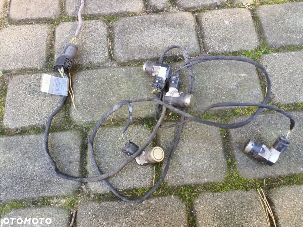 Czujniki cofania parkowania PDC wiązka BMW E60 E61 tył tylne przed lift olivin mteallic