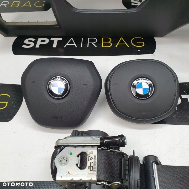 BMW G20 DESKA ROZDZIELCZA KONSOLA KOKPIT PULPIT PODUSZKI AIRBAG AIR BAG PASY KURTYNY KIT SET - 7