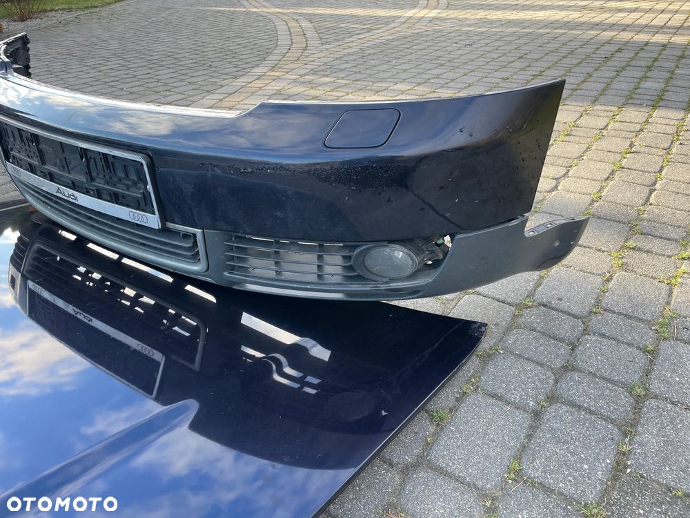 MASKA zderzak przód xenon lampa lewa prawa pas przedni LZ5L LZ3H AUDI A4 B6 - 3