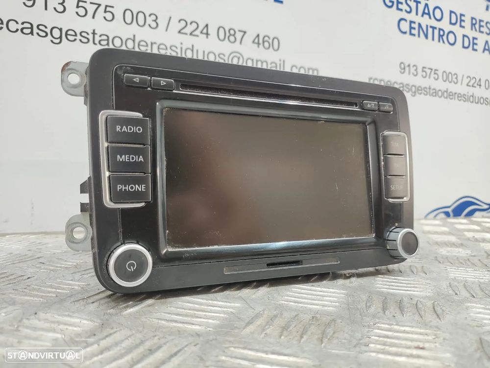 Auto Radio CD DVD GPS Original VW Volkswagen Scirocco 3 III - 4