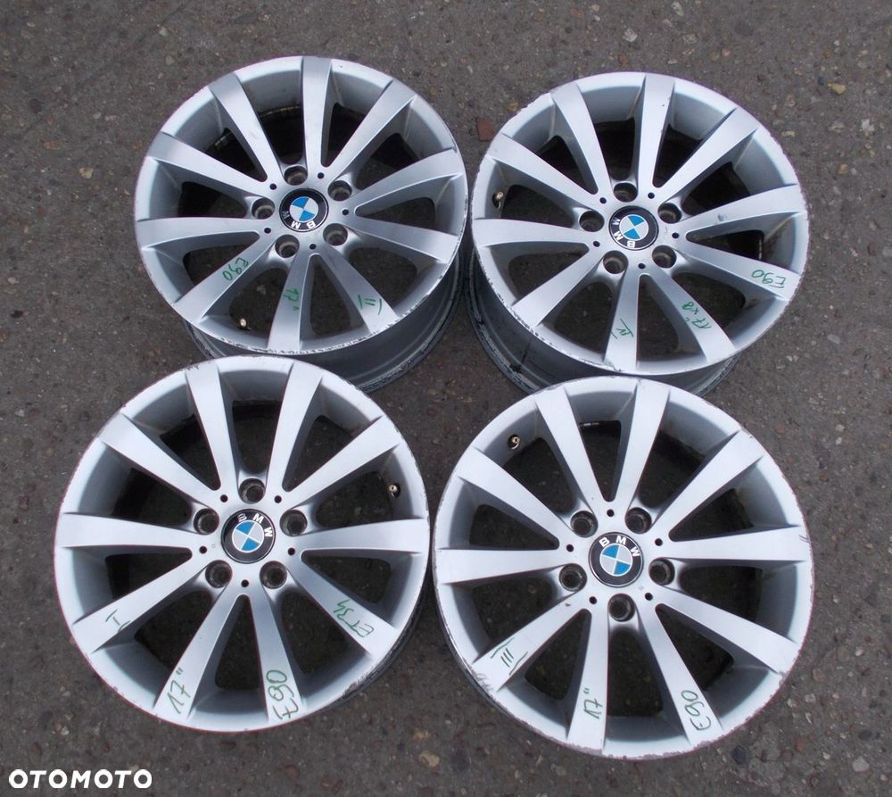BMW E90 FELGI ALUMINIOWE 8JX17 ET34 6783631 KOMPLET - 1