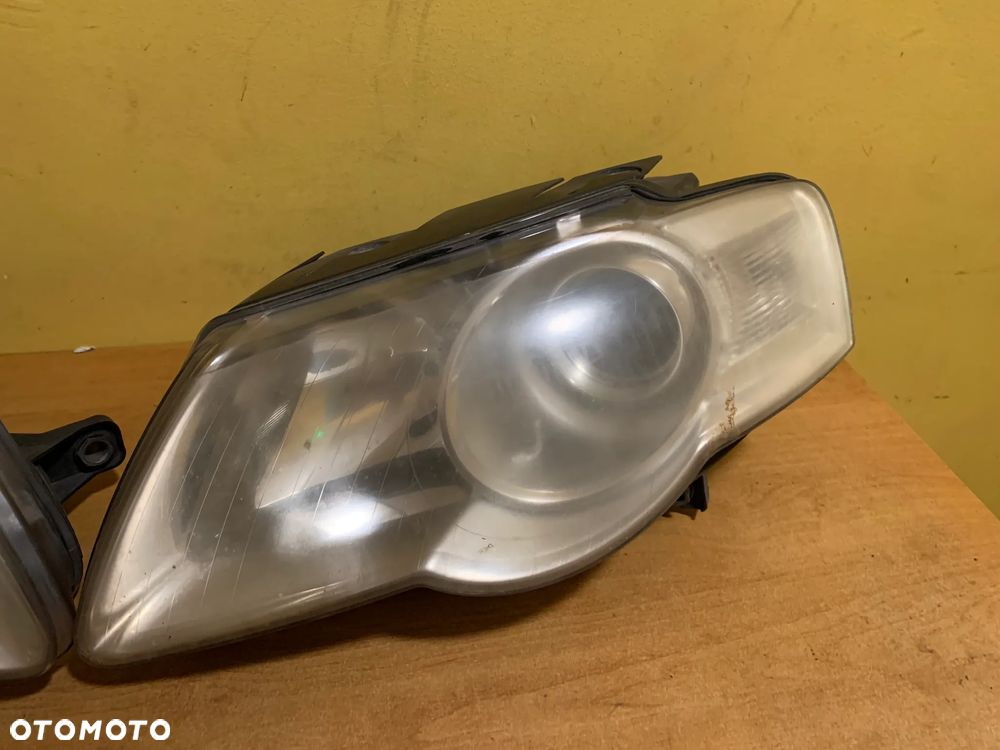 VW PASSAT B6 LAMPA PRAWA LEWA PRZEDNIA KOMPLET 3C0941005J - 2