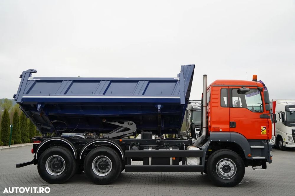 MAN TGA 33.350 / 6x4 / BASCUNĂ / BASCUNĂ HIDRODOXICĂ / MEILLER KIPPER / BORDMATIC / MANUALĂ / IMPORTATĂ - 11