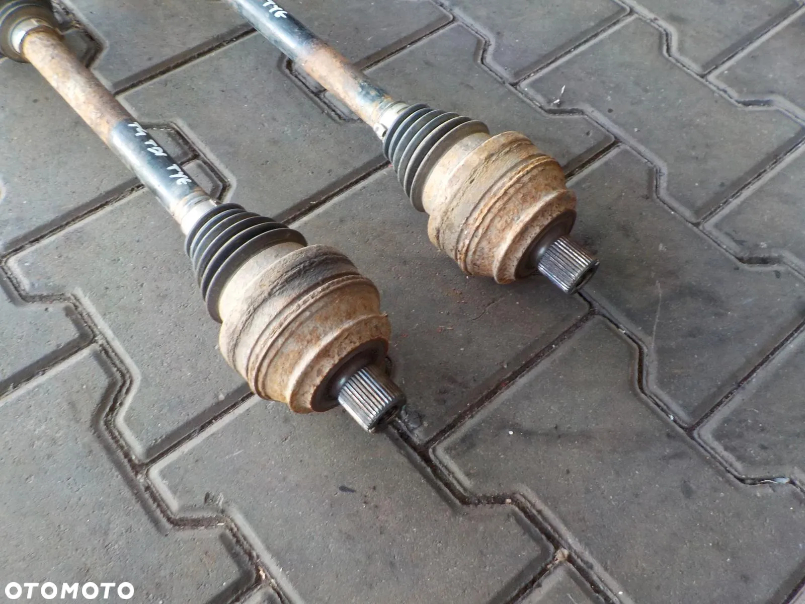 VW T4 SYNCRO 4X4 96- PÓŁOŚ PÓŁOSIE PRZEGUBY TYŁ TYLNE - 2