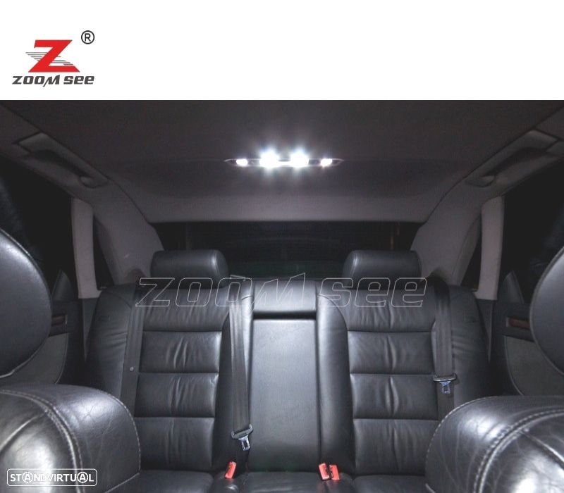 KIT COMPLETO DE 31 LÂMPADAS LED INTERIOR PARA AUDI A8 S8 D2 QUATTRO 1997 -2002 - 6