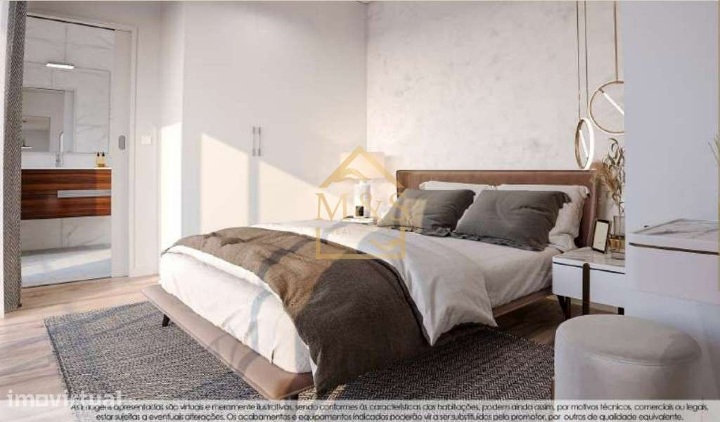Apartamento T2+1 NOVO - 2 Lug.Garagem, Terraço - Maia - Grande imagem: 4/11
