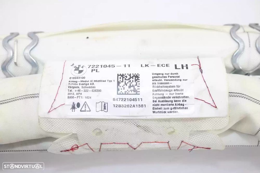 AIRBAG CORTINA FRONTAL ESQUERDO BMW 1 2012 -722104511 - 4