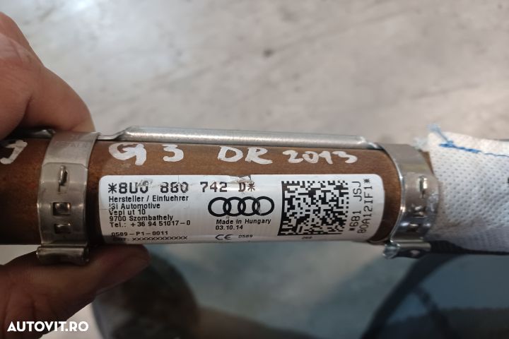 Airbag cortina dreapta 8U0880742D Audi Q3 8U [2011 - 2014] Crossover - 4