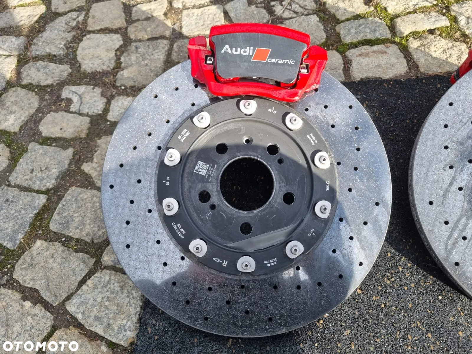 Hamulce ceramiczne komplet przód tył zacisk tarcza ceramika Audi Rs6 C8 - 8