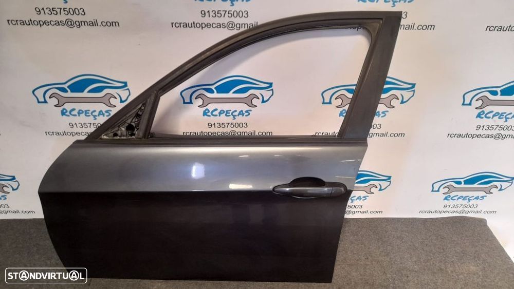 PORTA PORTAS FRENTE FRONTAL ESQUERDA BMW SERIE 3 E90 SEDAN CARRO E91 TOURING CARRINHA 41007203643 7203643 FECHO ELEVADOR MOTOR PUXADOR VIDRO RETROVISOR RETROVISORES - 3