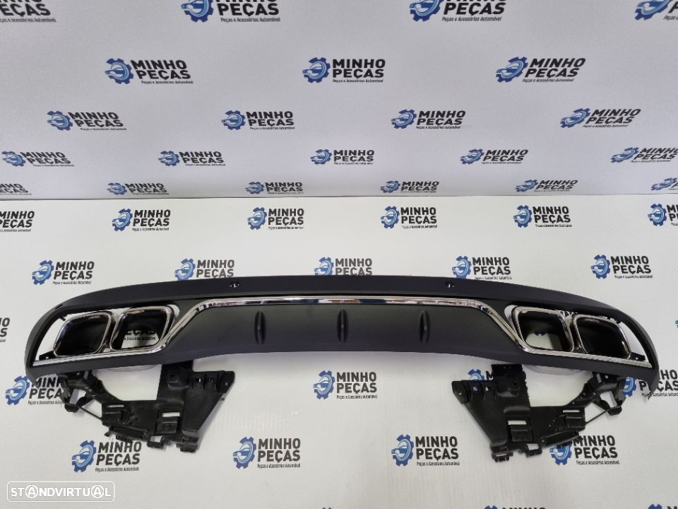 Difusor Traseiro Mercedes Class C (W205) Look C63 (2014-2018) - 2