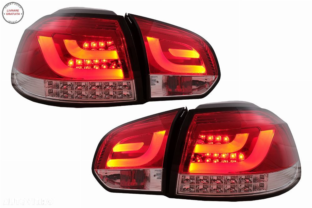 Stopuri LED VW Golf 6 VI Hatchback (2008-2013) Rosu Clar- livrare gratuita - 1