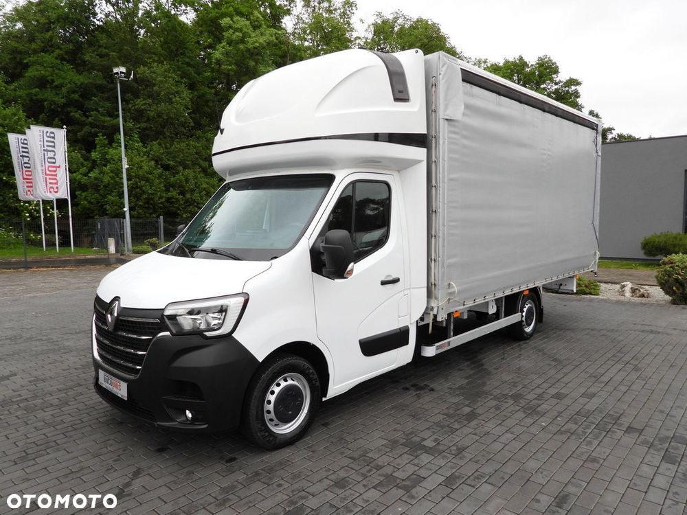 Renault MASTER PLANDEKA 10 PALET WEBASTO TEMPOMAT LEDY PNEUMATYKA KLIMATYZACJA  165KM - 7