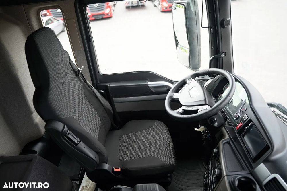 MAN TGS 35.460 / 8X4 / BASCULĂ SPATE / CLAPETĂ HIDRAULICĂ / MEILLER KIPPER / AUTOMAT / ANVELOPE 100% / PERDIERĂ ELECTRICĂ / EURO 6 - 29
