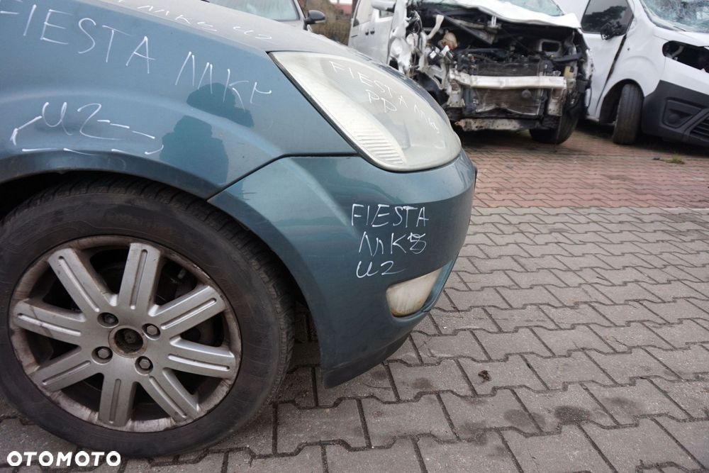 MASKA ZDERZAK BŁOTNIKI LAMPY FIESTA V MK5 U2  FORD 2002-2008 NEPTUNE GREEN PRZÓD KOMPLETNY - 23