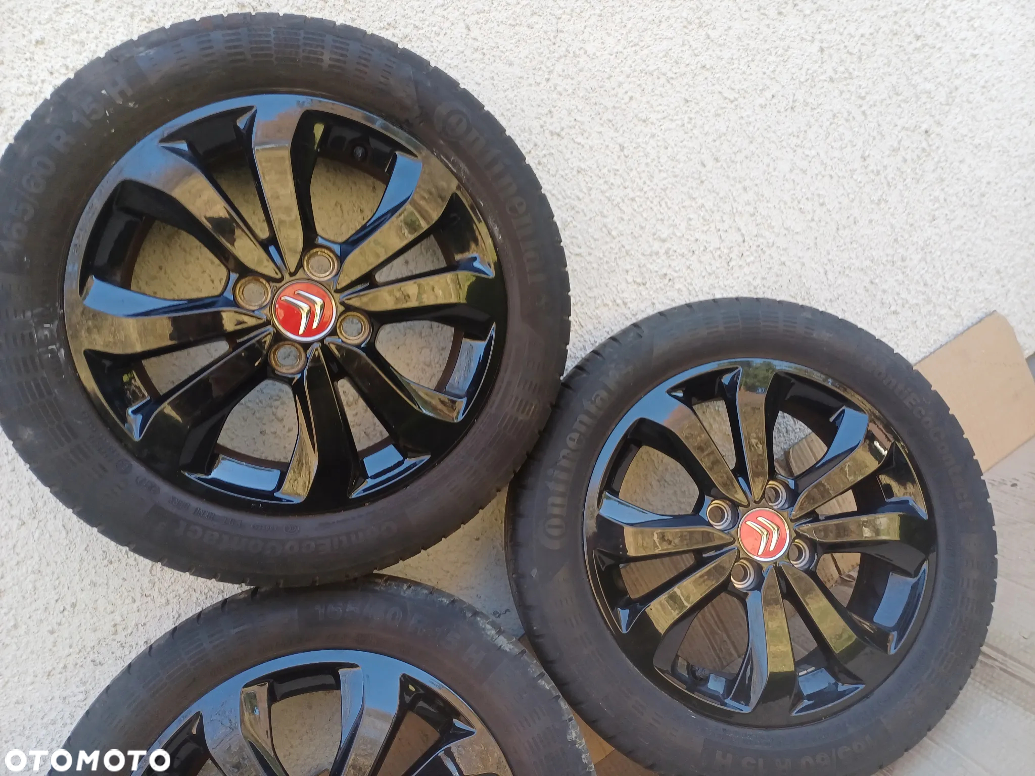 Felgi aluminiowe koła peugeot 108 Citroen C1 II AYGO II 165/60r15 Continental - 4