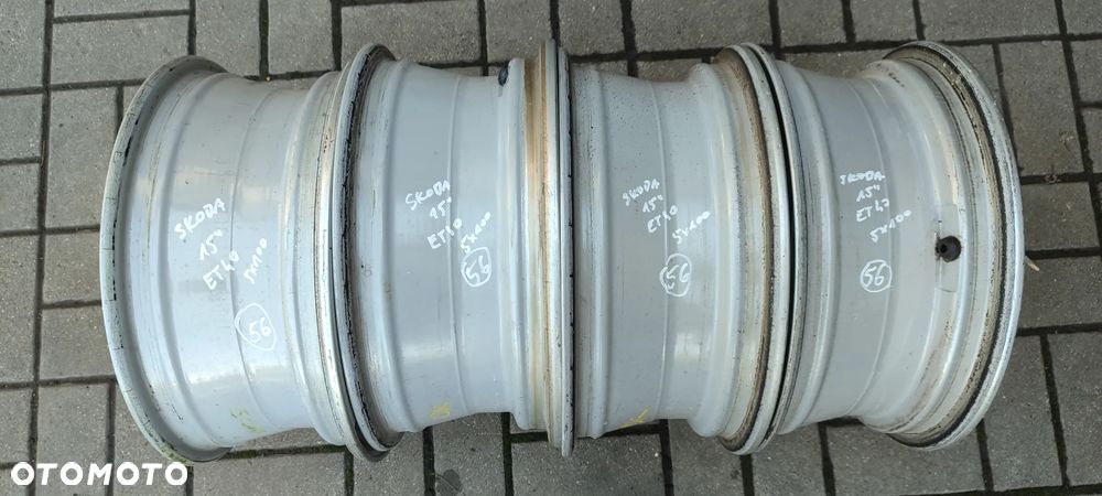 FELGI ALUMINIOWE 5x100 6Jx15 CALI 6R0601025C ET40 fi 57.1 SKODA FABIA RAPID ROOMSTER SEAT IBIZA ARONA VW POLO FOX KOMPLET 4 SZTUKI - 11