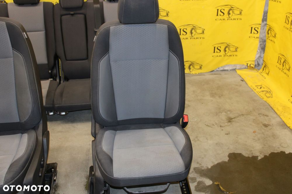 KOMPLET FOTELE PRZÓD TYŁ MATERIAŁOWE GRZANE FORD ESCAPE MK3 III LIFT - 4