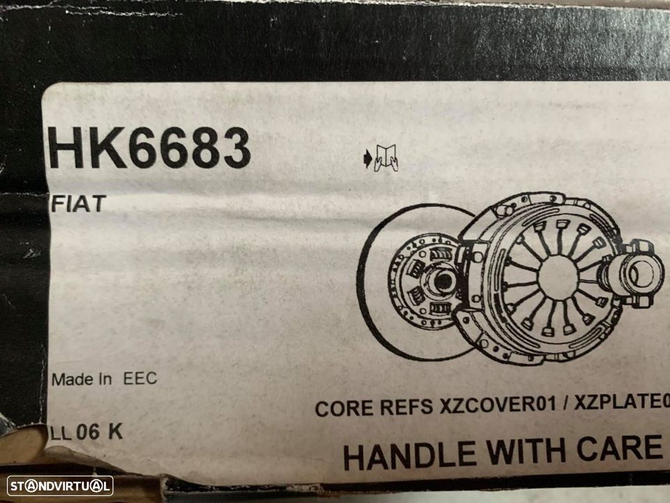 Kit embraiagem Fiat Bravo Brava e Marea 1.9 td HK6683 - 1
