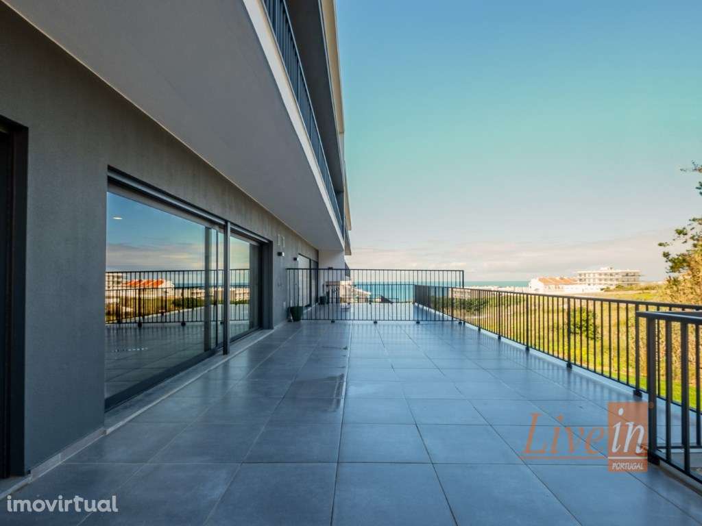 Apartamento T3 Novo com Terraço, Piscina e Vista de Mar na Ericeira - Grande imagem: 2/28