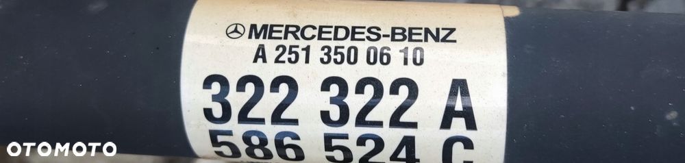 mosty tył tylny zawieszenie półosie mercedes r-klasa w251 a1643500414 - 10