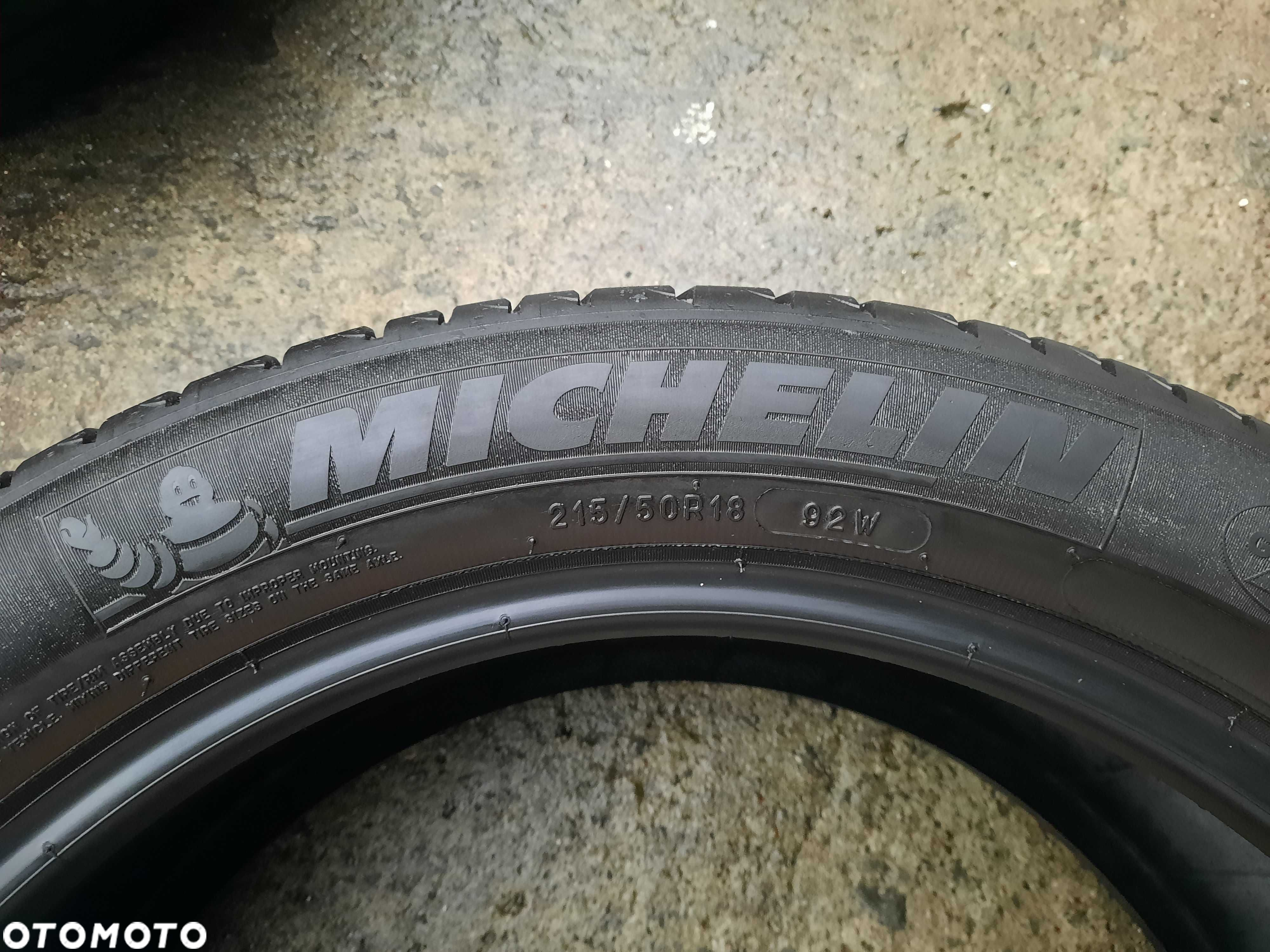 Opony letnie klasy premium MICHELIN 215/50/18 ok. 6 mm 2022 r. - 4