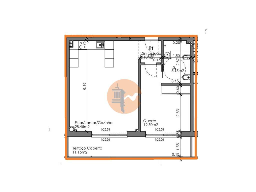 Apartamento T1 com Terraço Privativo e Piscina no Último Andar - Ol... - Grande imagem: 3/27