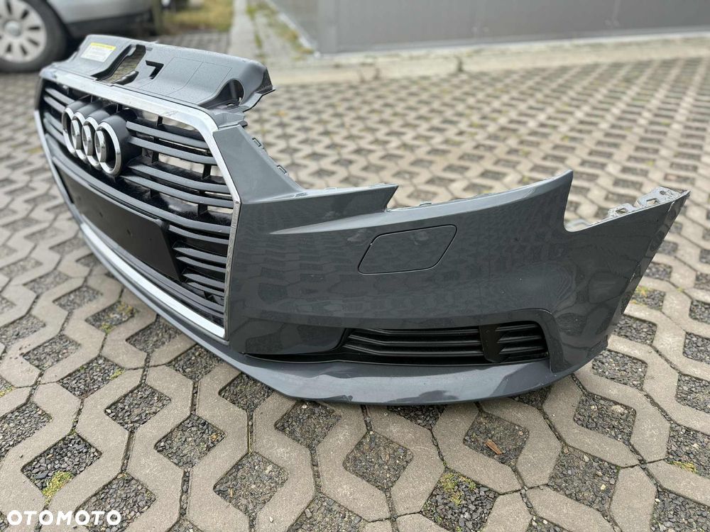 Audi A3 8V 8V3 8V4 FL Lift Zderzak Przód Przedni Kompletny LY7C Spryski 16- - 9