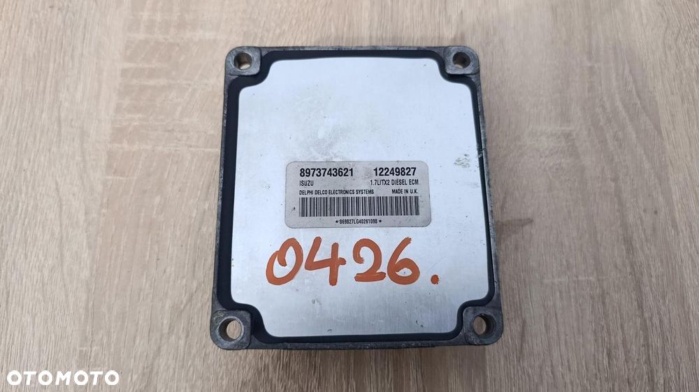 STEROWNIK SILNIKA KOMPUTER FDMR OPEL MERIVA A 1.7 DTI 12249827 - 2