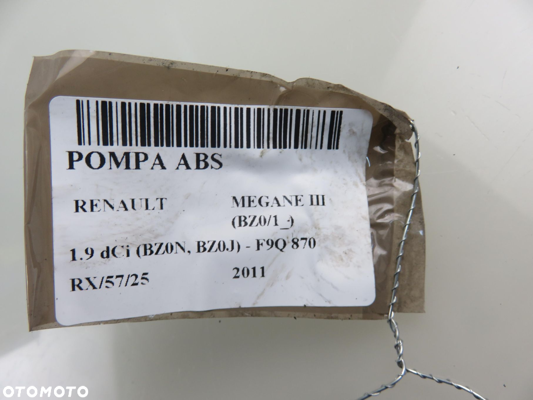 POMPA ABS RENAULT MEGANE III (BZ0/1_) 10097014453 28570063413 - 11