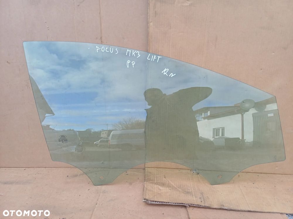 Ford Focus MK3 szyba drzwi lewa prawa 12r kierowcy pasażera - 4