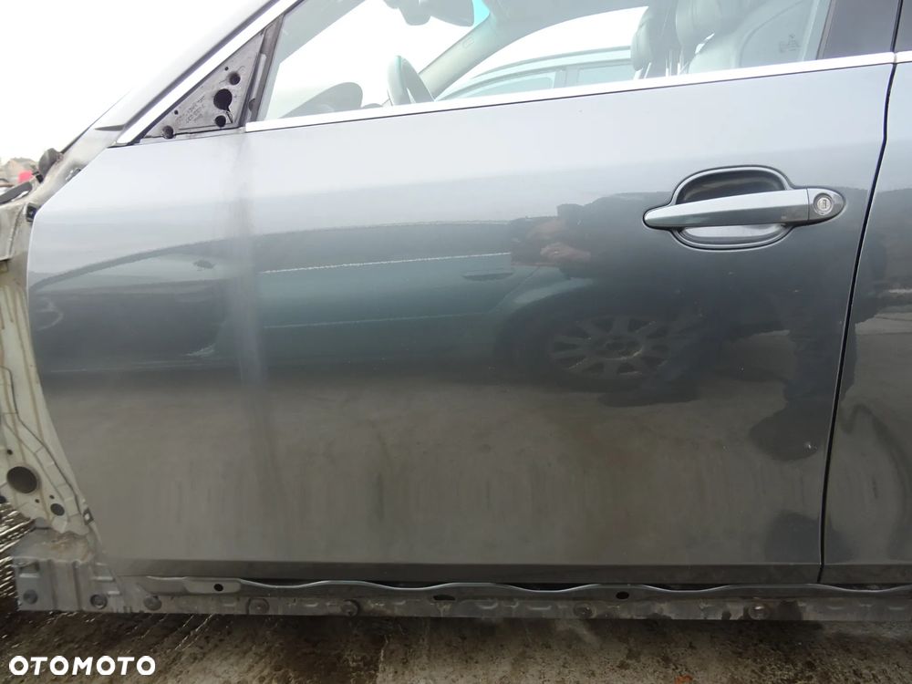 BMW E61 E60 TITANGRAU II DRZWI LEWY PRZÓD LEWE PRZEDNIE - 3