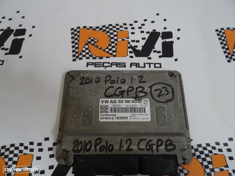 Centralina De Motor Volkswagen Polo (6R1, 6C1)  Centralina 1.2 / 03E90 - 1