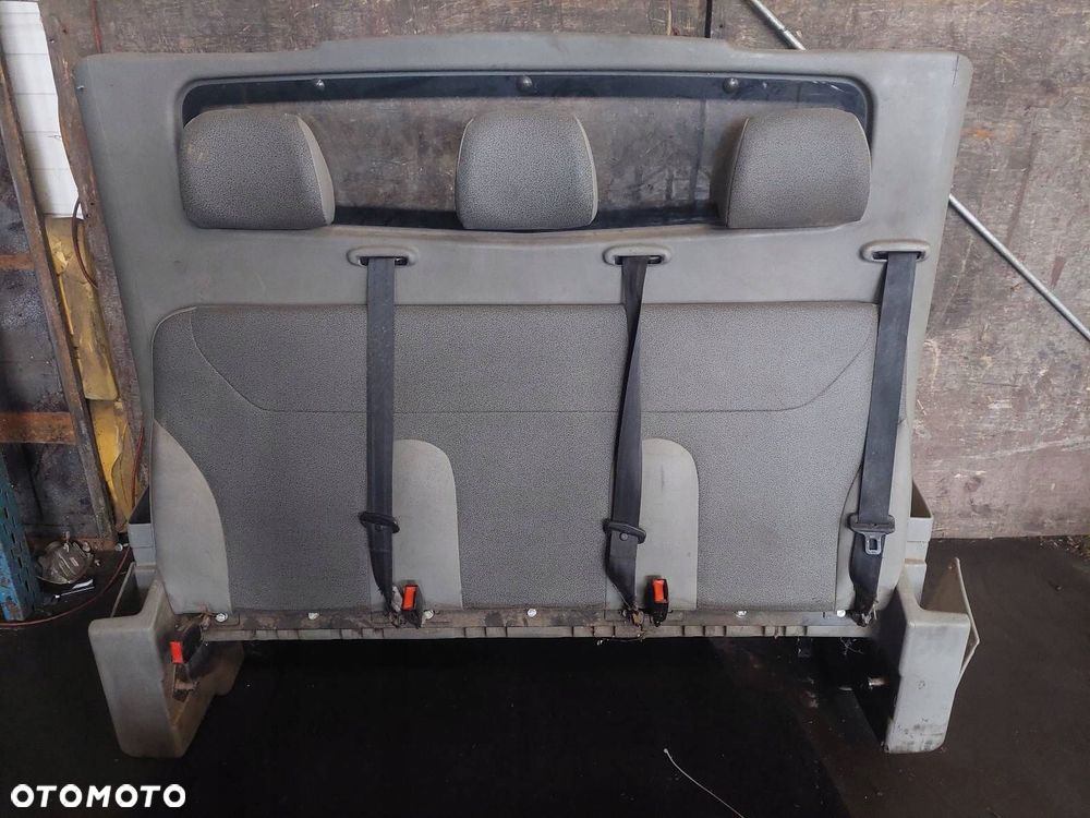 FOTEL PASAŻERA DWÓJKA + FOTELE KANAPA ŁAWKA ZABUDOWA RENAULT TRAFIC II - 13