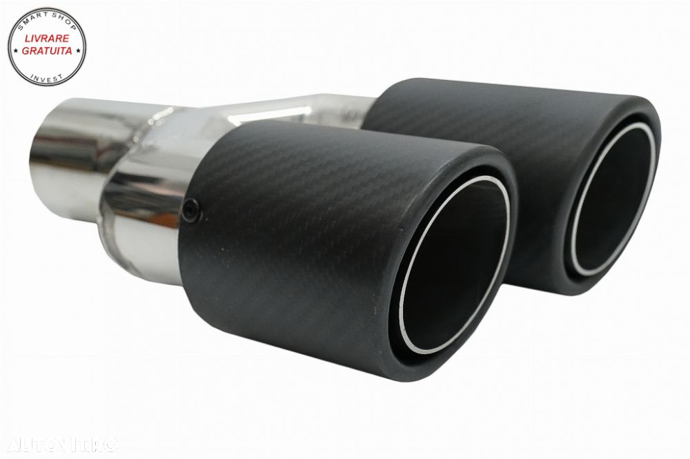 Difuzor Bara cu Toba Ornament Evacuare Fibra Carbon Mat BMW Seria 3 F30 F31 (2011-- livrare gratuita - 9