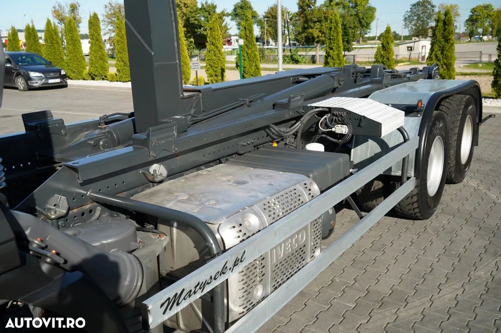 Iveco STRALIS 420 / CAMIOANĂ CU CÂRLIG / 6X4 / MAREL / CAPACITATE DE RIDICARE 17.275 KG / EURO 6 - 10