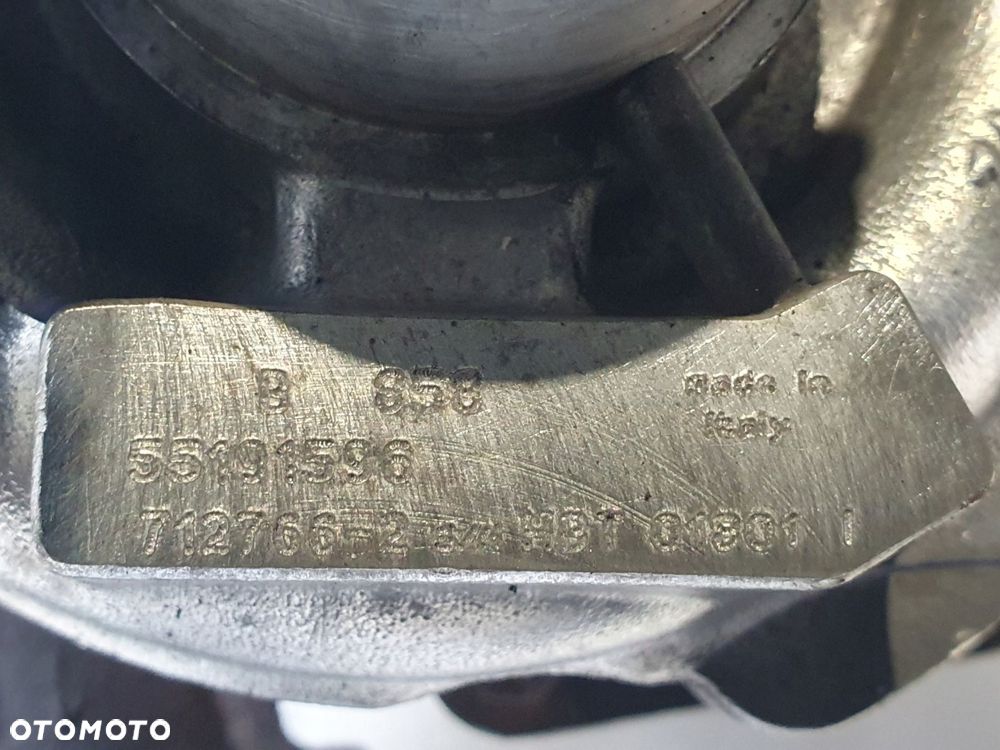 TURBOSPRĘŻARKA Alfa Romeo 147 1.9 JTD turbo 55191596 - 2