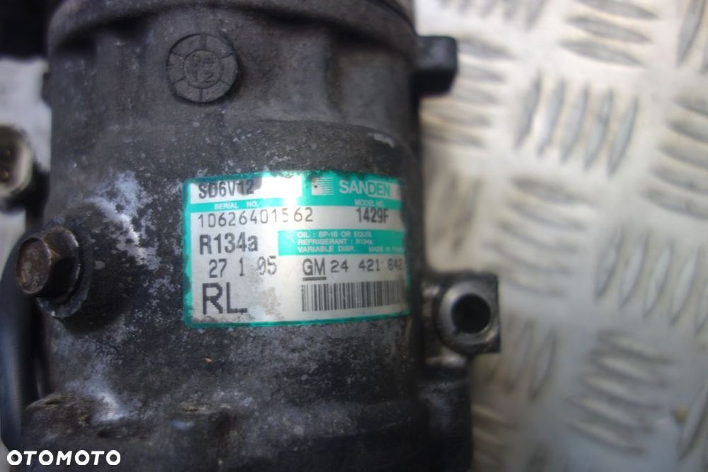 KOMPRESOR SPRĘŻARKA KLIMATYZACJI OPEL MERIVA CORSA 1.7 D - 2