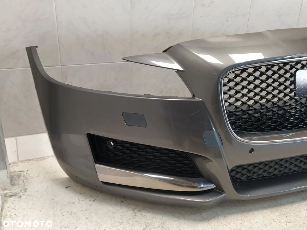 JAGUAR XF X260 ZDERZAK PRZÓD PRZEDNI KOMPLETNY 4XPDC SPRYSKIWACZE GRILL ATRAPA CHŁODNICY ZNACZEK POD RADAR WIĄZKA ORYGINAŁ - 3