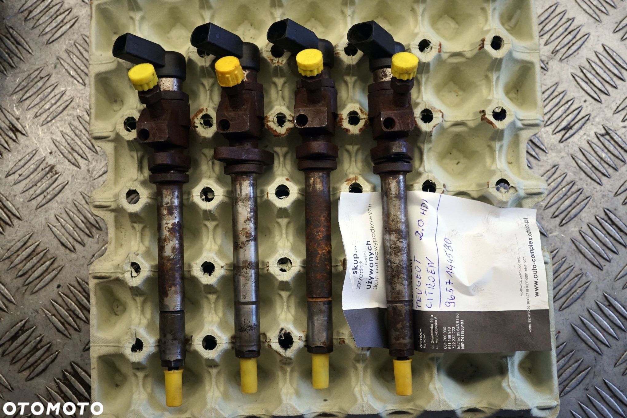 WTRYSKIWACZE WTRYSKI 407 LIFT 2.0 HDI 9657144580 PEUGEOT 2008-2011 - 1