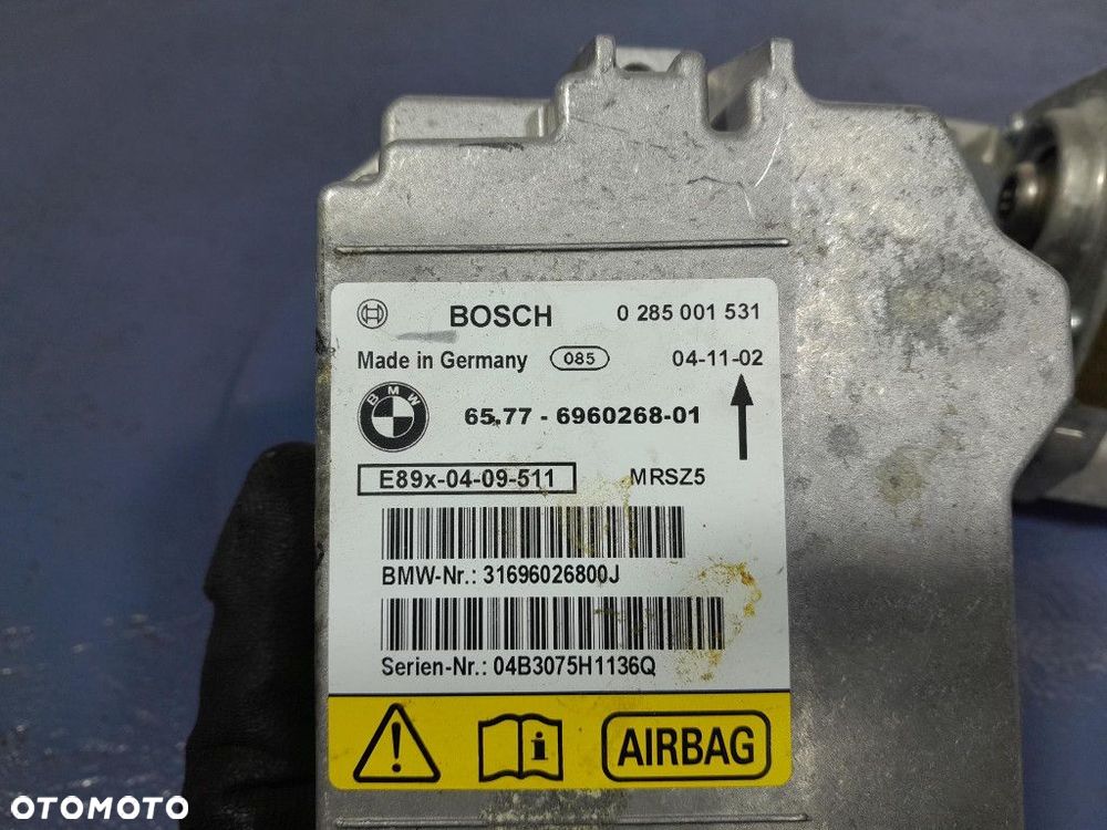 BMW 1 E87 DESKA ROZDZIELCZA KONSOLA KOKPIT AIRBAG NAPINACZE EU - 10