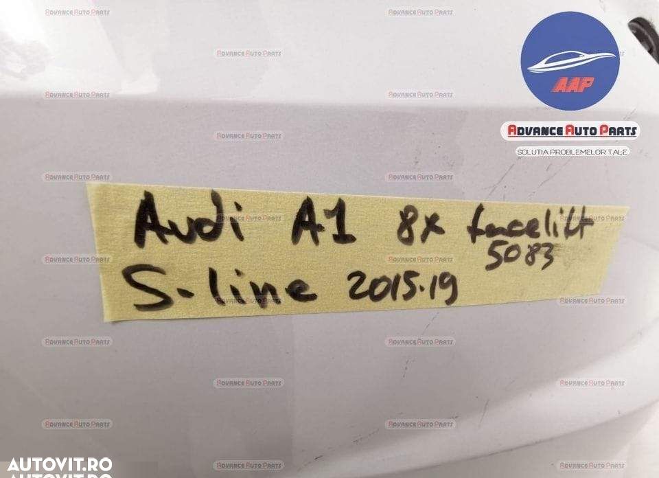 Bara fata cu spalatori originala Audi S1 8X 2014 2015 2016 2017 2018 2 - 7