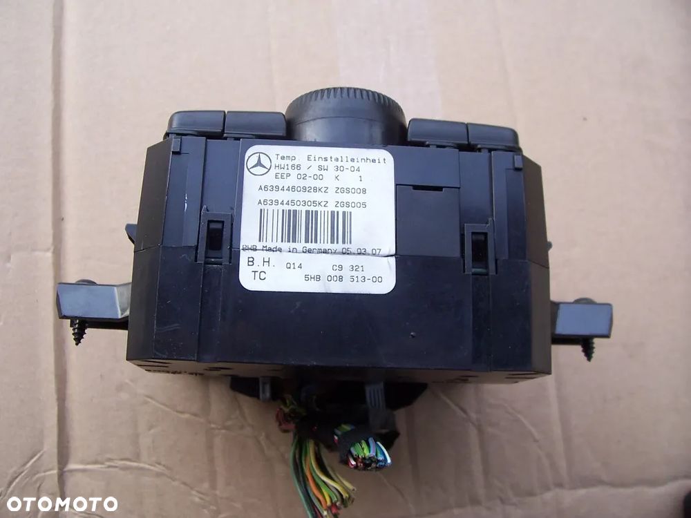 VITO VIANO A6394460928 PANEL KLIMATYZACJI NAWIEWOW ORYGINAL EU - 3