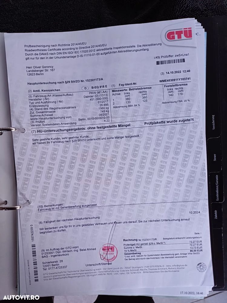 Smart Forfour EQ passion edition nightsky - 16